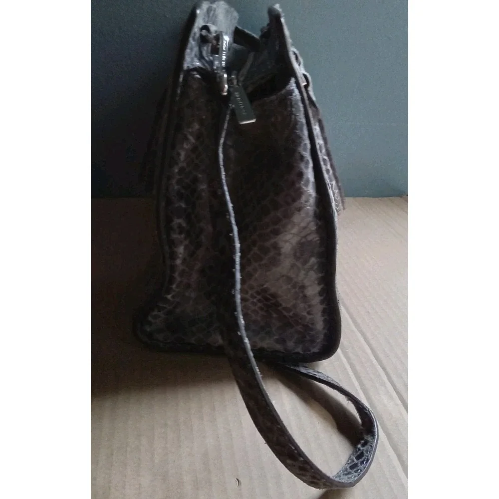 Michael Kors Snakeskin Embossed‎ Leather Satchel Crossbody Bag Purse
